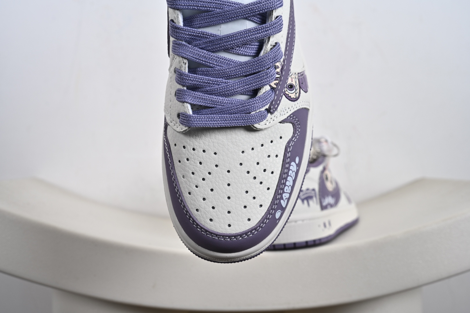 定制版Travis Scott x Fragment Design x Air Jordan 1 Low OG SP AJ1 乔1 Labubu 拉布布联名 低帮文化休闲板鞋 JW1188-164