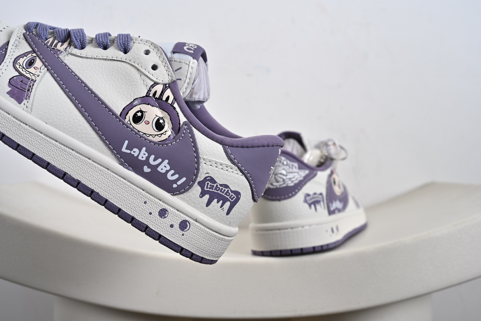 定制版Travis Scott x Fragment Design x Air Jordan 1 Low OG SP AJ1 乔1 Labubu 拉布布联名 低帮文化休闲板鞋 JW1188-164