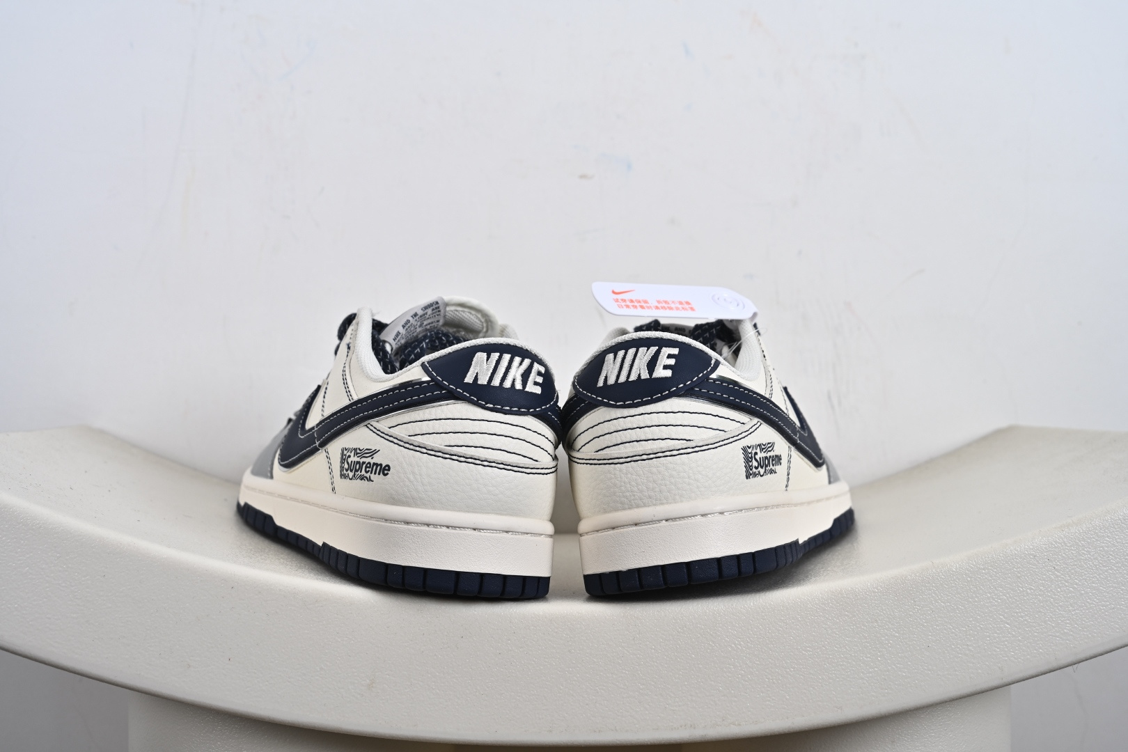 定制版Nike SB Dunk Low“SUP联名——灰白蓝配色” 高端定制 低帮休闲板鞋 SD6868-102