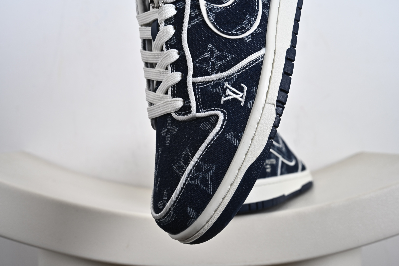 Nike SB Dunk Low“LV联名——深蓝牛仔” 高端定制 低帮休闲板鞋 SC0601-469