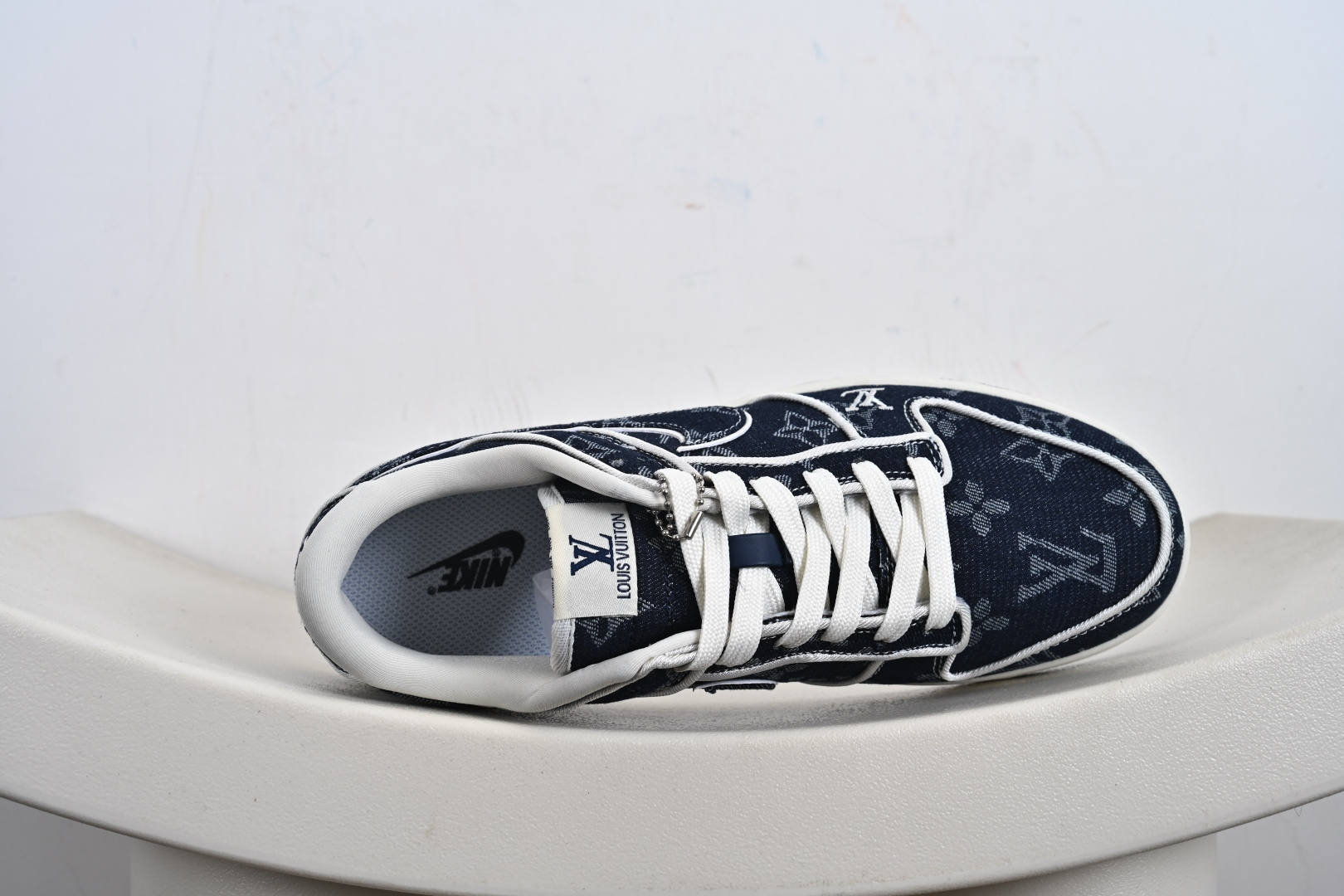 Nike SB Dunk Low“LV联名——深蓝牛仔” 高端定制 低帮休闲板鞋 SC0601-469