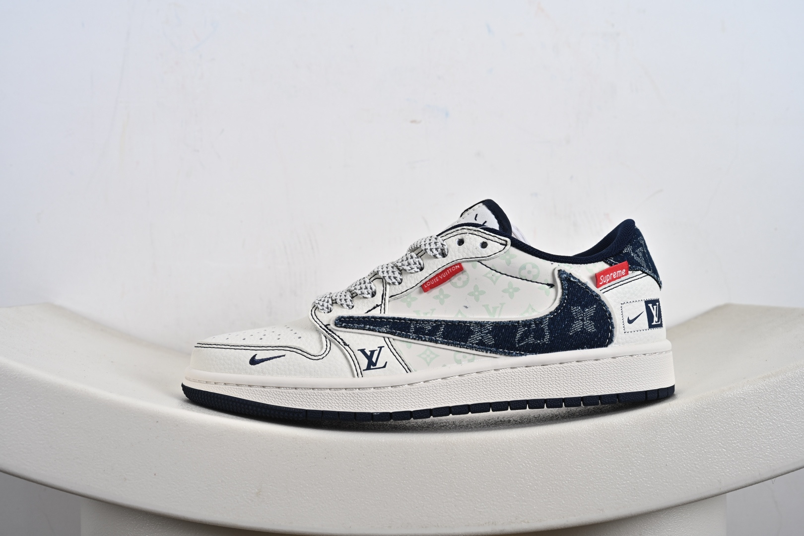 Nike Air Jordan 1 Low 定制配色 定制AJ联名-高端定制 低帮复古文化板鞋 CX5050-Y16