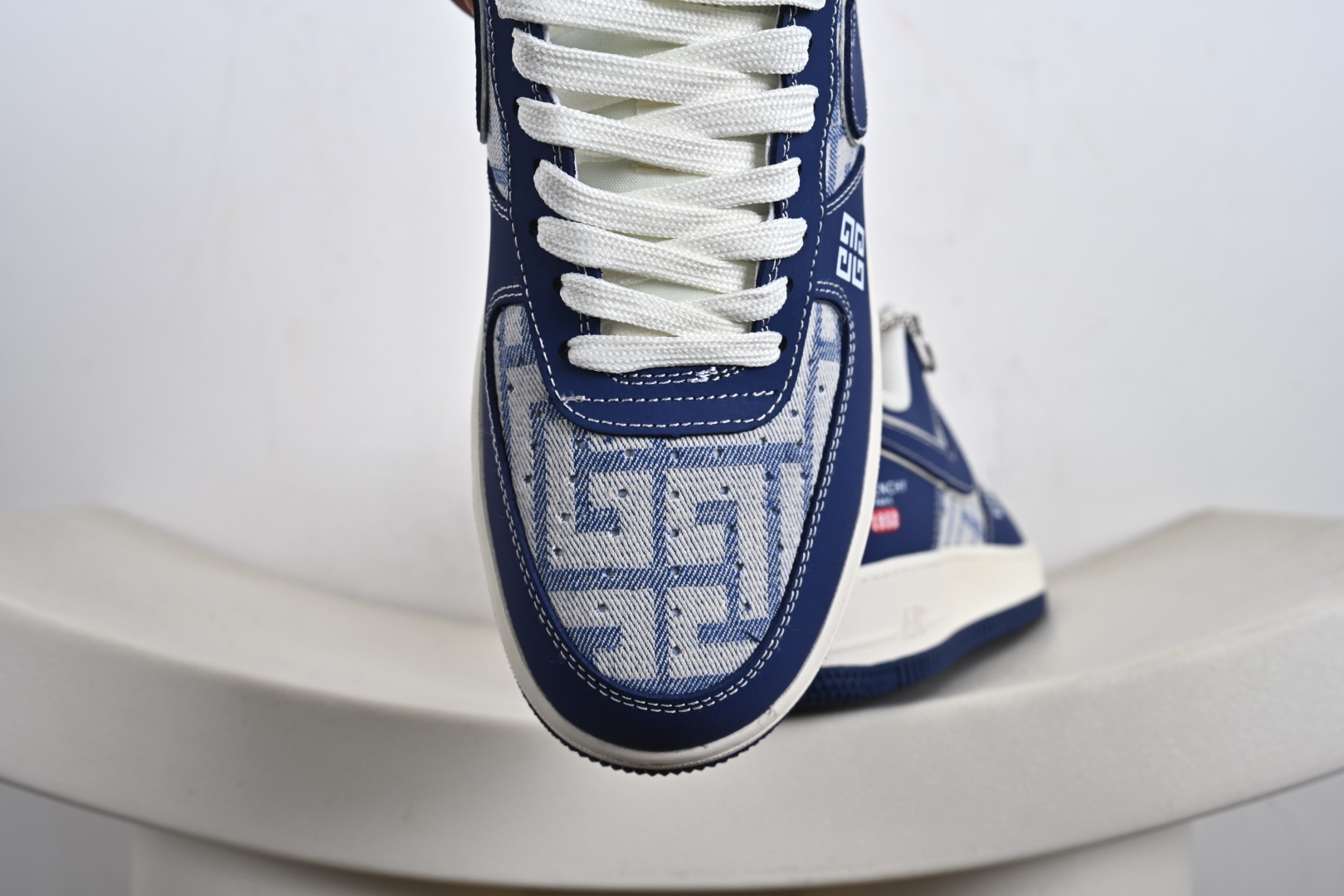 定制版Givenchy x Nike Air Force 1 Low 纪梵希 x 耐克 空军一号 低帮 联名蓝色 DK0188-087