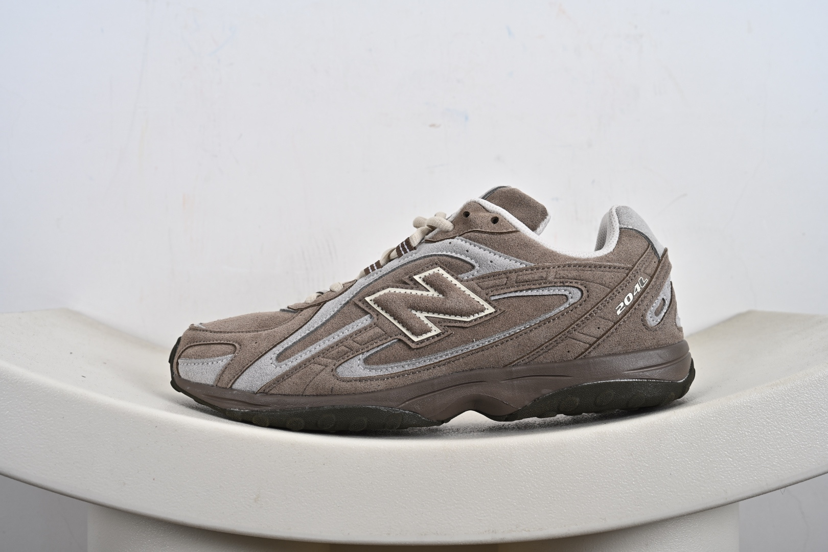 New Balance 204L系列 新百伦 薄底鞋 薄底皮质鞋带德训系 减震耐磨包裹性支撑轻便 低帮 生活休闲鞋 U204LMMA