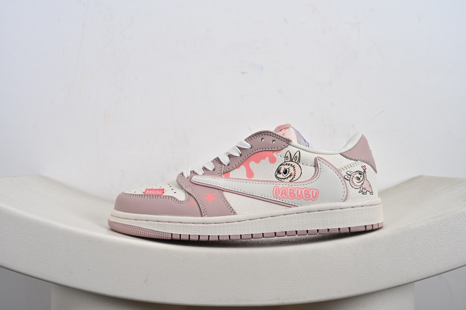 Nike Air Jordan 1 Low 定制配色 拉布布联名 定制AJ联名-高端定制 低帮复古文化板鞋 DZ5899-021