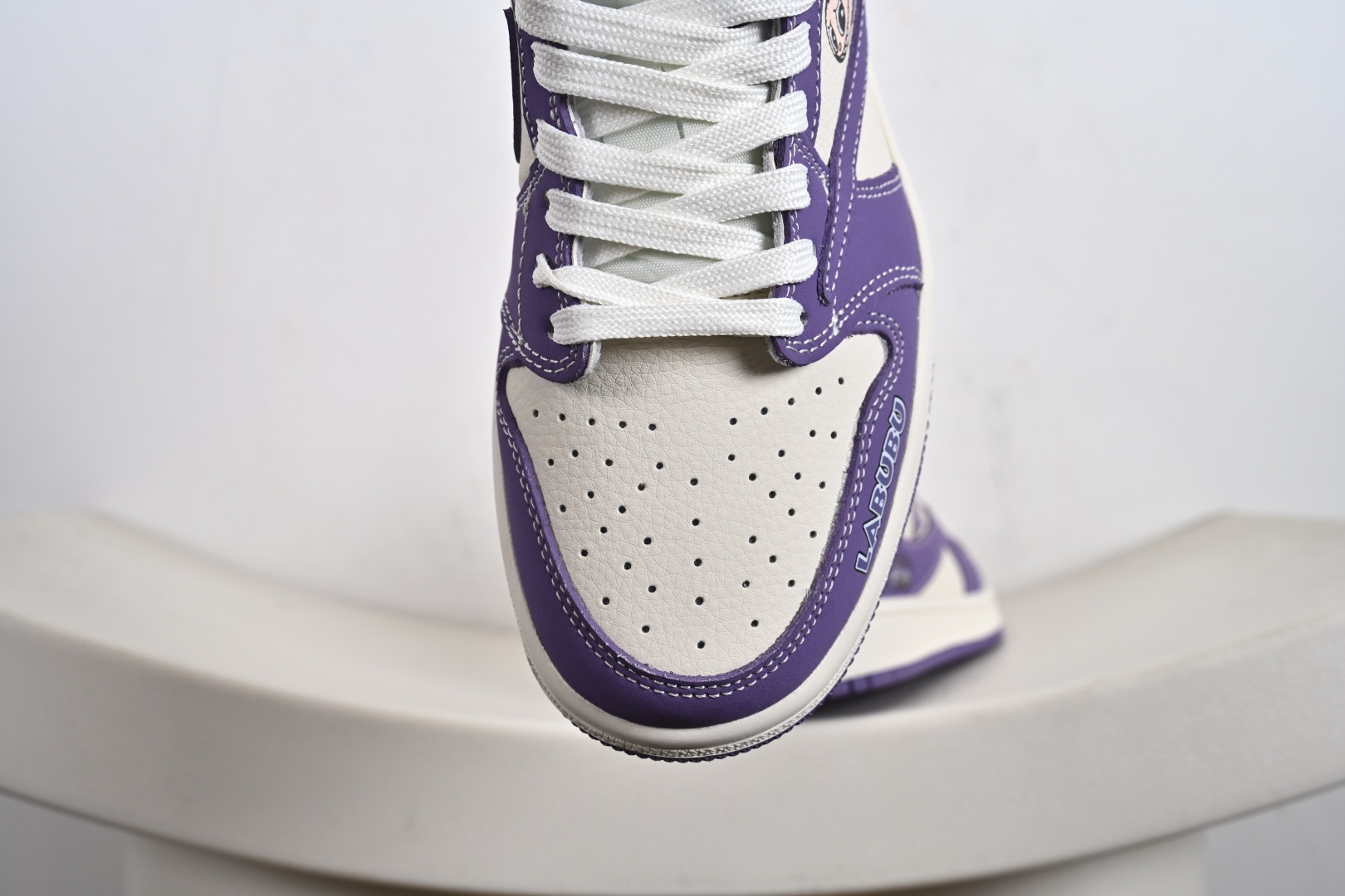 定制版Travis Scott x Fragment Design x Jordan Air Jordan 1 Low OG SP “白紫拉布布” DD7866-113