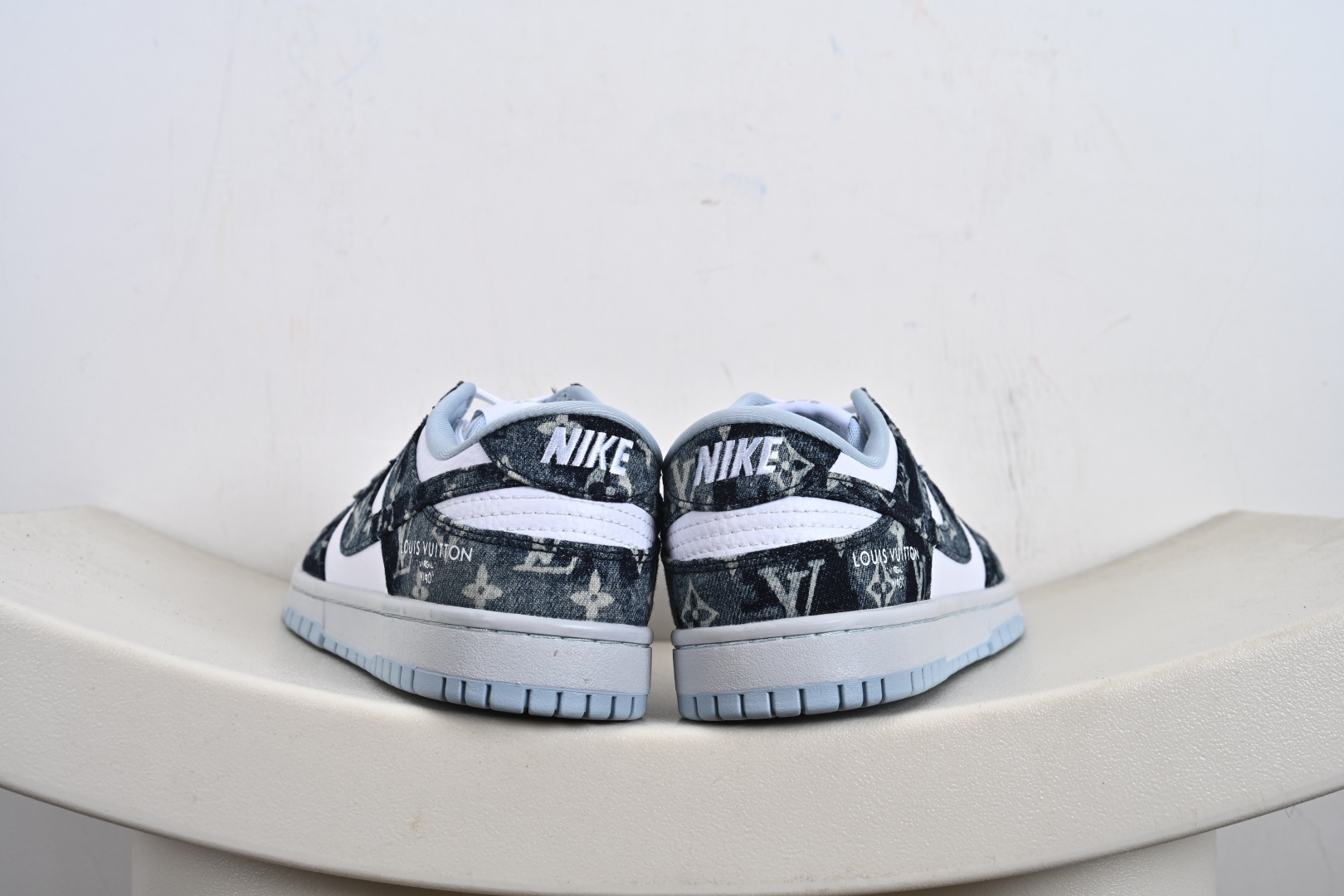 Nike SB Dunk Low LV联名 黑灰牛仔 高端定制 低帮休闲板鞋 SC0601-475