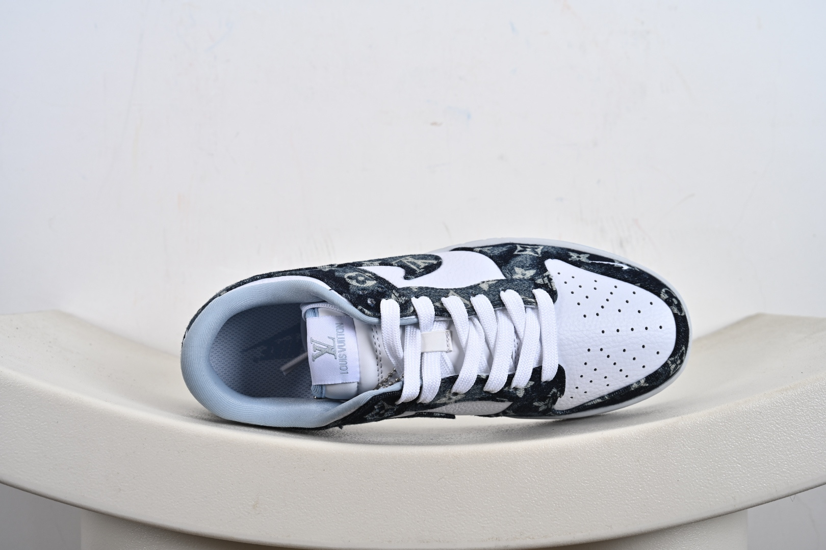 Nike SB Dunk Low LV联名 黑灰牛仔 高端定制 低帮休闲板鞋 SC0601-475