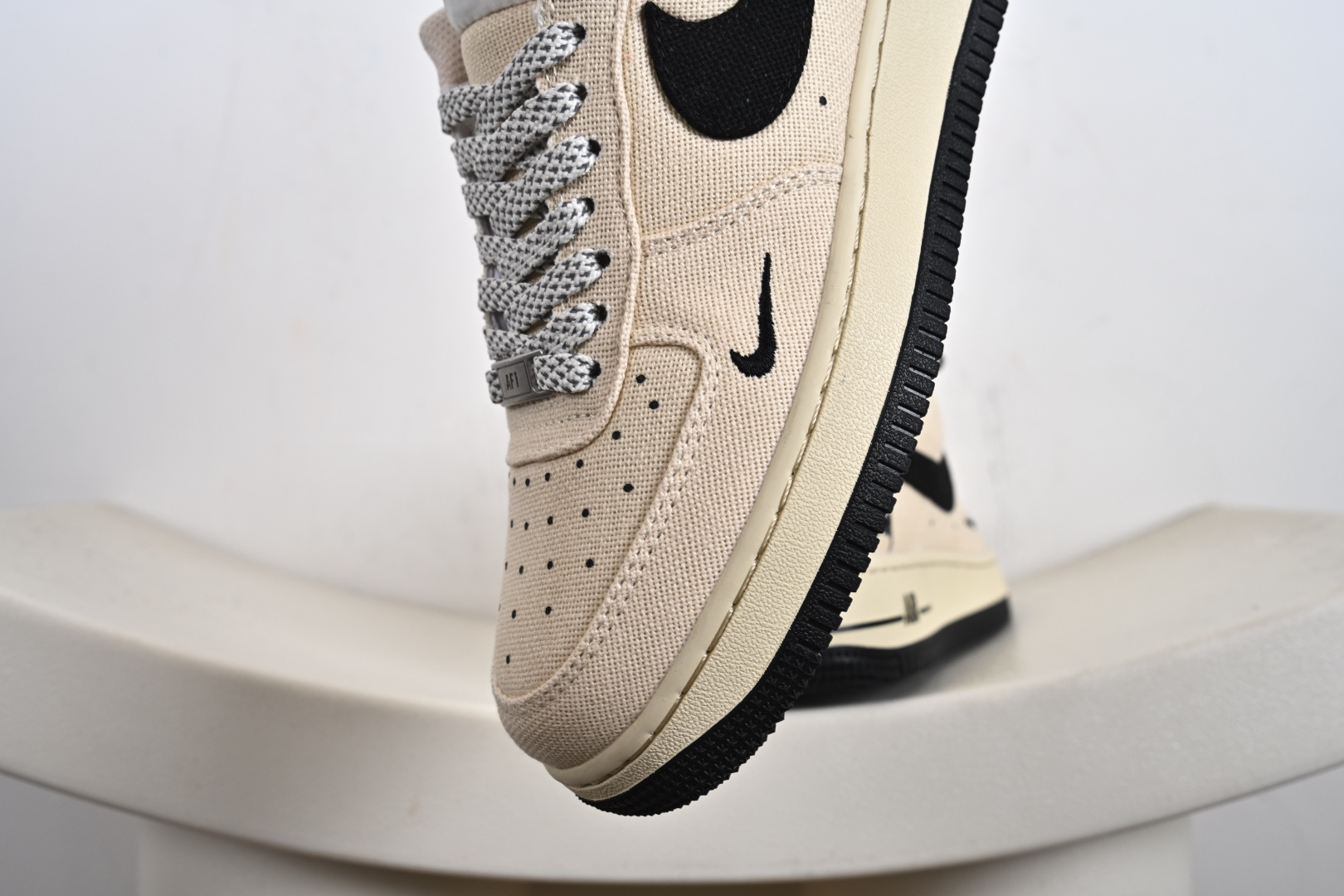 Stussy x Air Force 1 Low 斯图西 x 空军一号 低帮 联名米白黑 XX3168-155