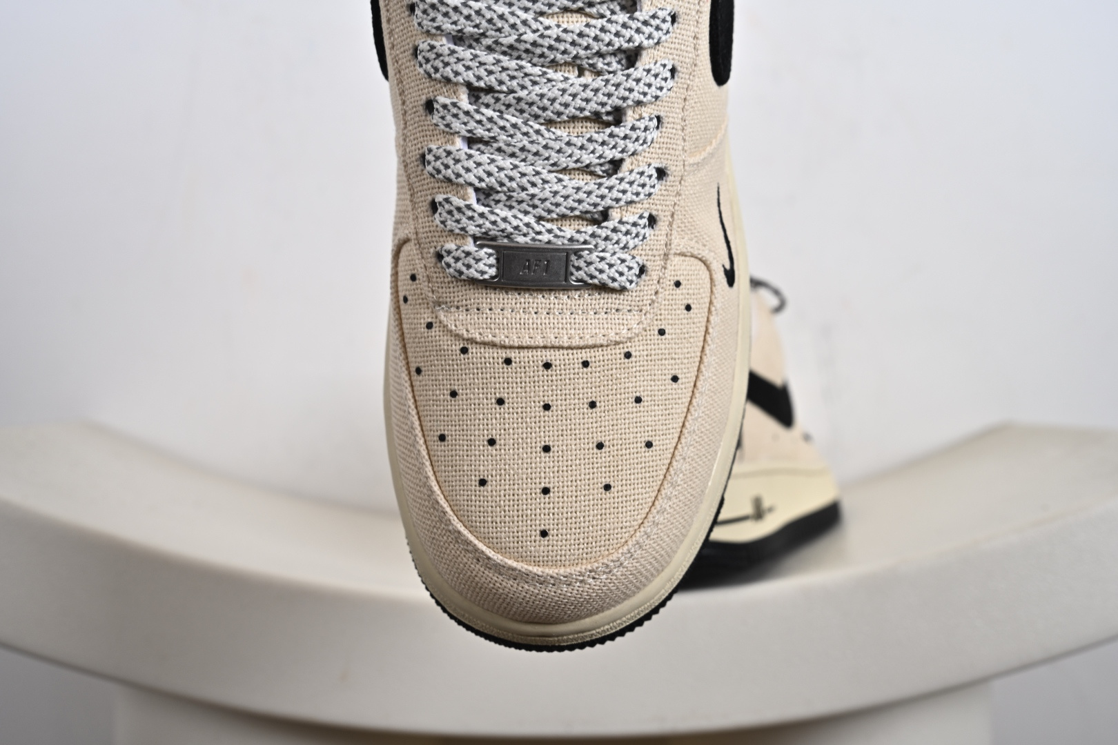 Stussy x Air Force 1 Low 斯图西 x 空军一号 低帮 联名米白黑 XX3168-155