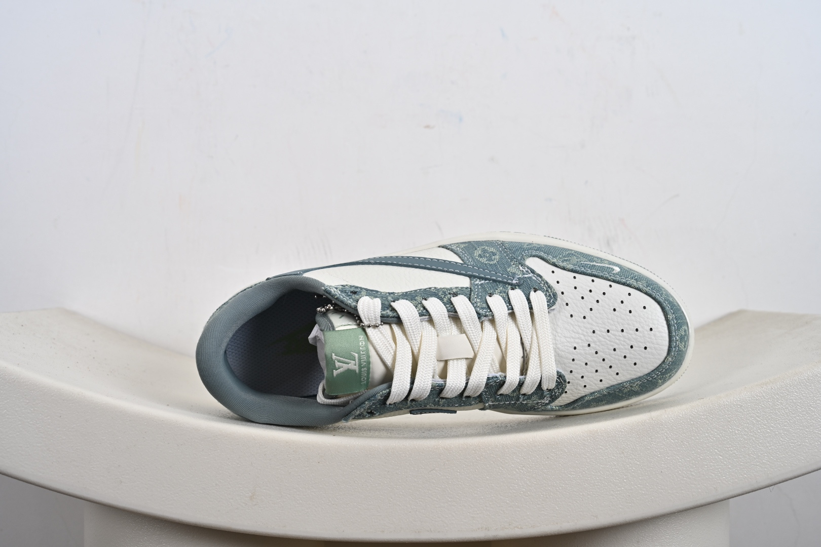 Nike Air Jordan 1 Low 定制配色 LV联名 定制AJ联名-高端定制 低帮复古文化板鞋 SC0601-057