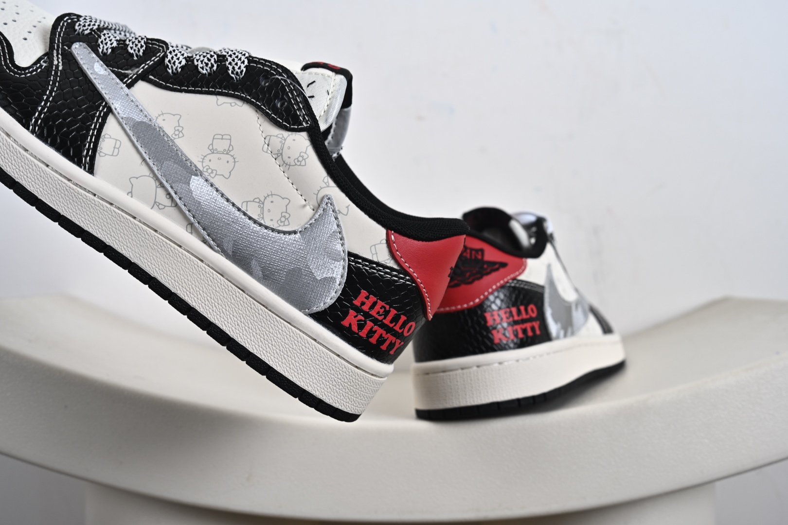 高端定制Air Jordan 1 Low AJ1 乔1 倒钩联名款 低帮复古篮球鞋 HS8068-065