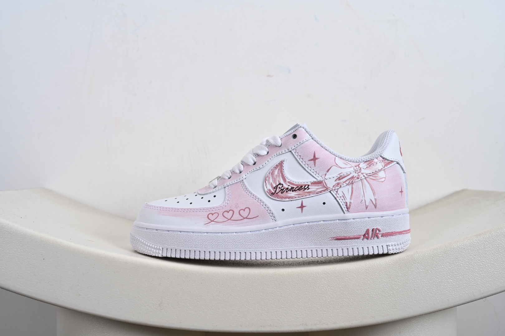 Nike Air Force 1'07 Low 蝴蝶结 白粉 空军一号低帮休闲板鞋 ZH0316-116