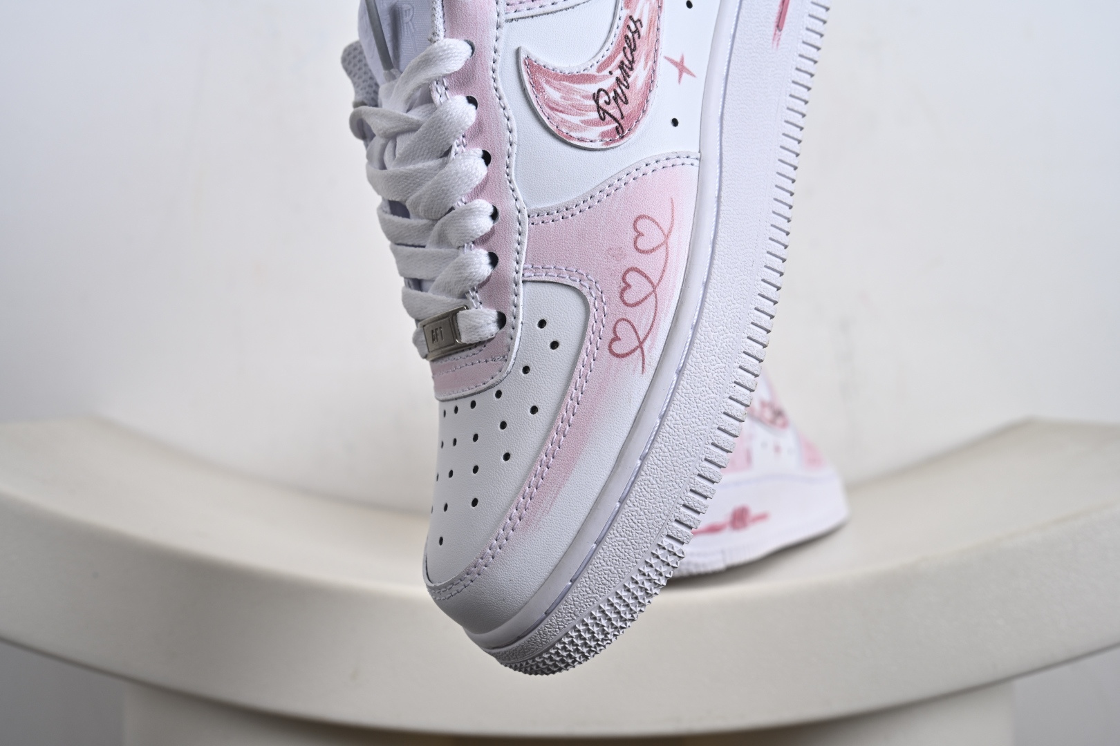Nike Air Force 1'07 Low 蝴蝶结 白粉 空军一号低帮休闲板鞋 ZH0316-116
