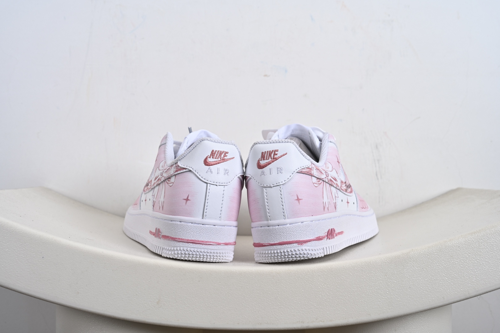 Nike Air Force 1'07 Low 蝴蝶结 白粉 空军一号低帮休闲板鞋 ZH0316-116