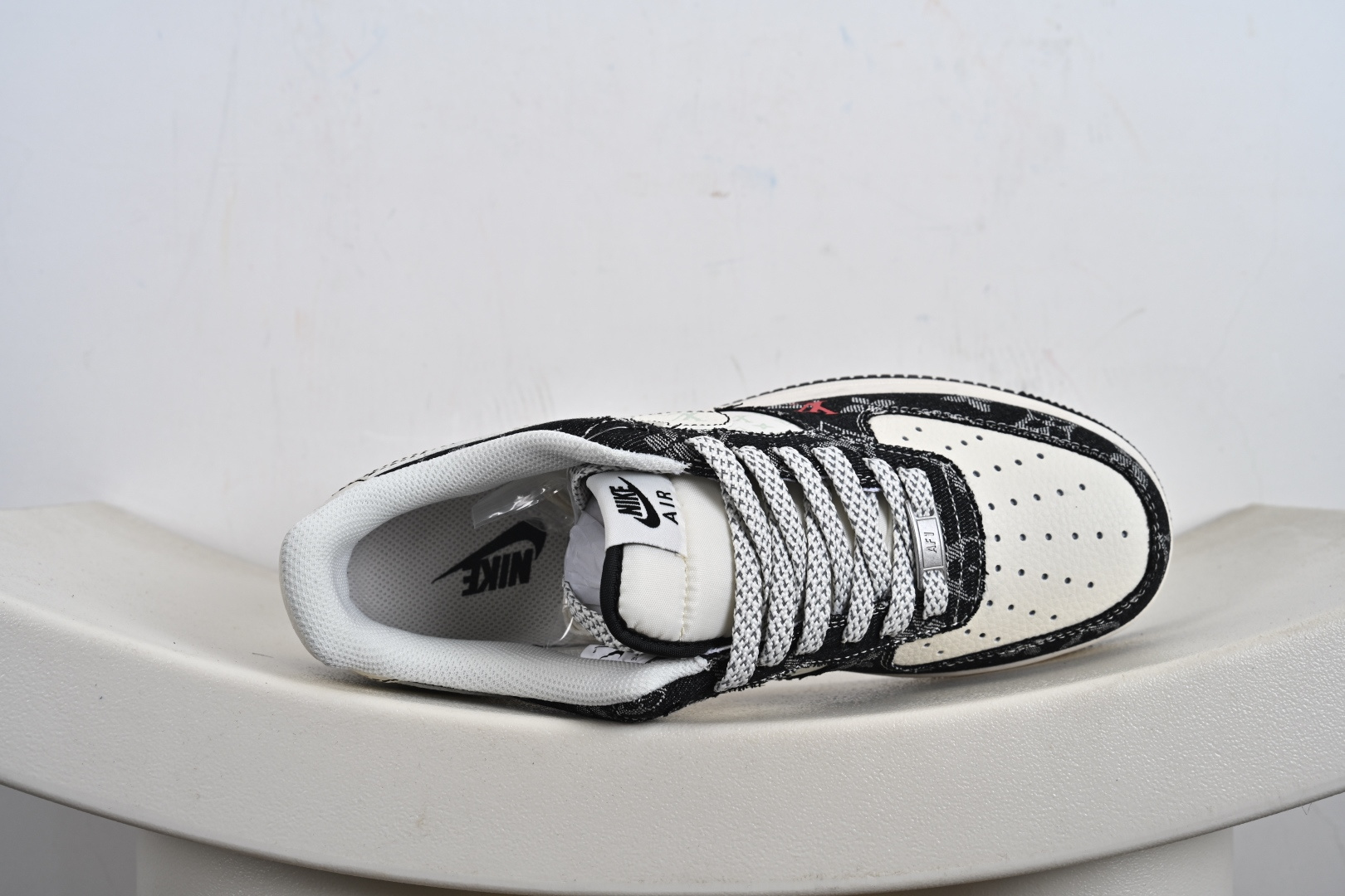 Nike Air Force 1 '07 Low “LV联名——牛仔米黑缝线”空军一号 低帮 运动鞋 MZ9588-815