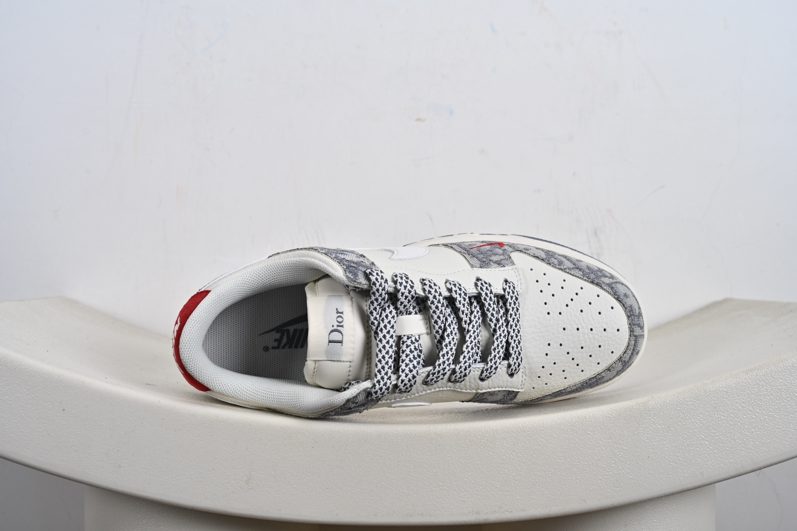 NK SB Dunk Low“迪*灰花纹” 周年高端定制 低帮休闲板鞋 CS1688-122