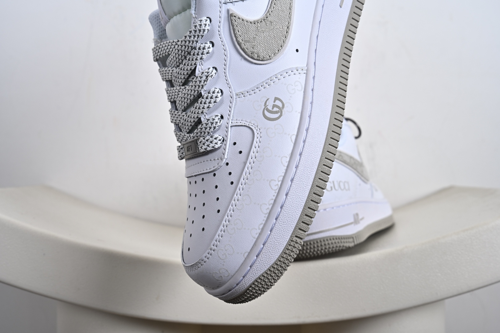 NIke Air Force 1 '07 Low “古驰联名——米灰牛仔夜光”空军一号 低帮 运动鞋 休闲鞋 XX3168-197