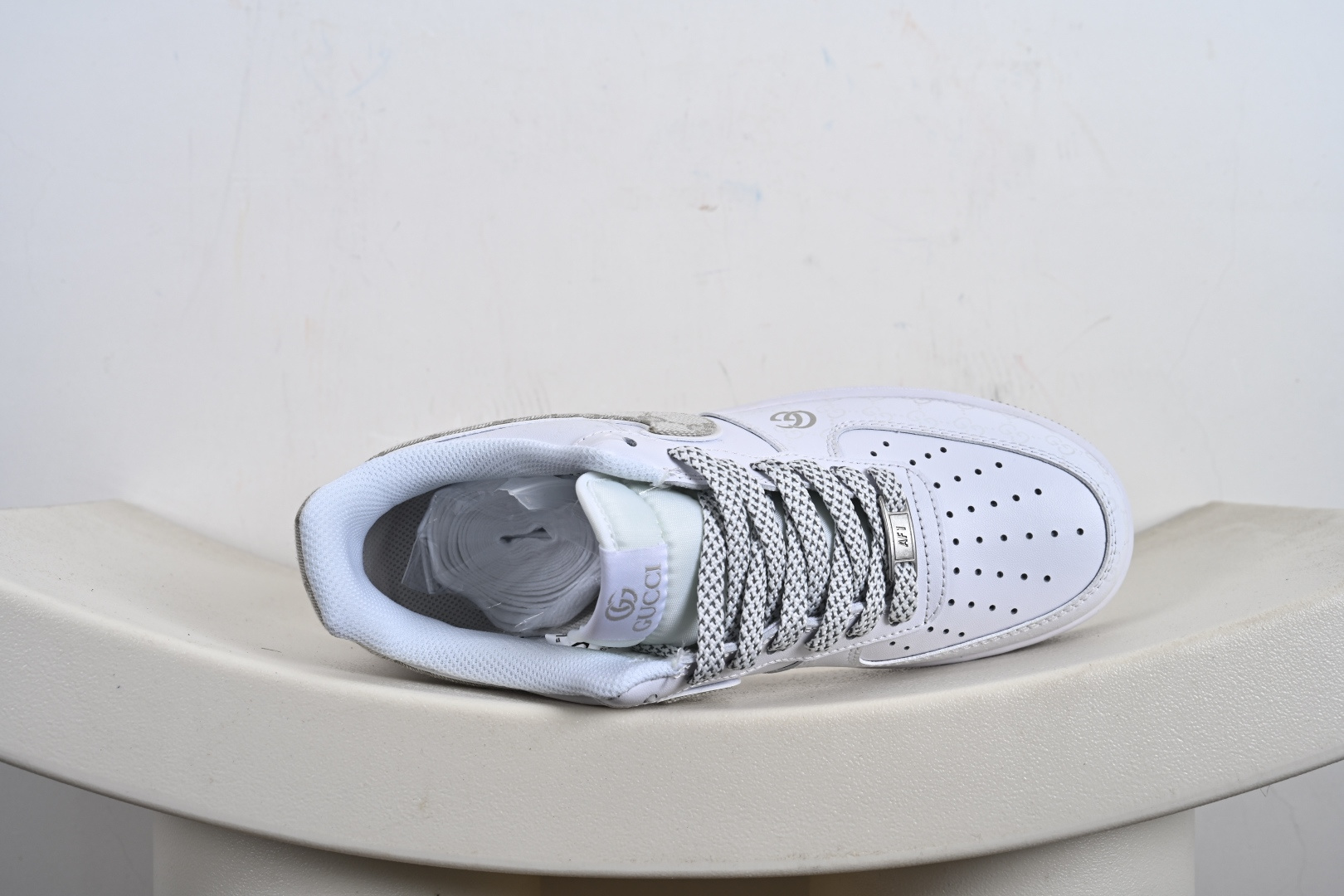 NIke Air Force 1 '07 Low “古驰联名——米灰牛仔夜光”空军一号 低帮 运动鞋 休闲鞋 XX3168-197