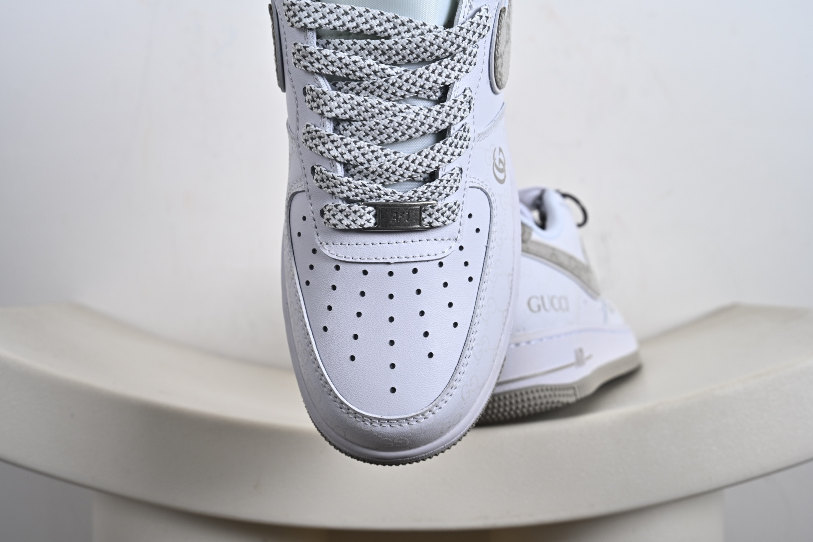 NIke Air Force 1 '07 Low “古驰联名——米灰牛仔夜光”空军一号 低帮 运动鞋 休闲鞋 XX3168-197