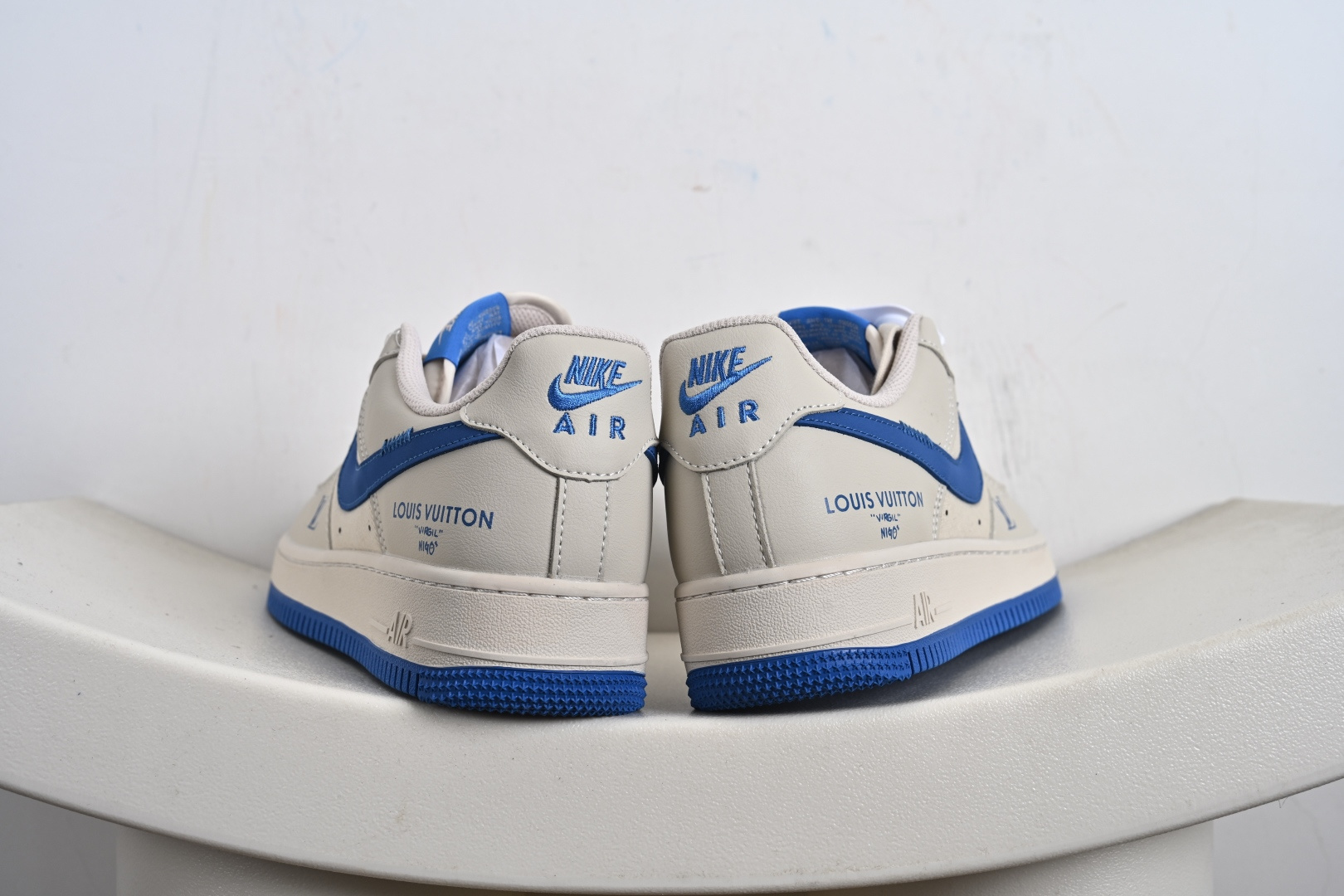 NK Air Force 1 Low 空军一号 低帮 联名奶白蓝 QW5836-025