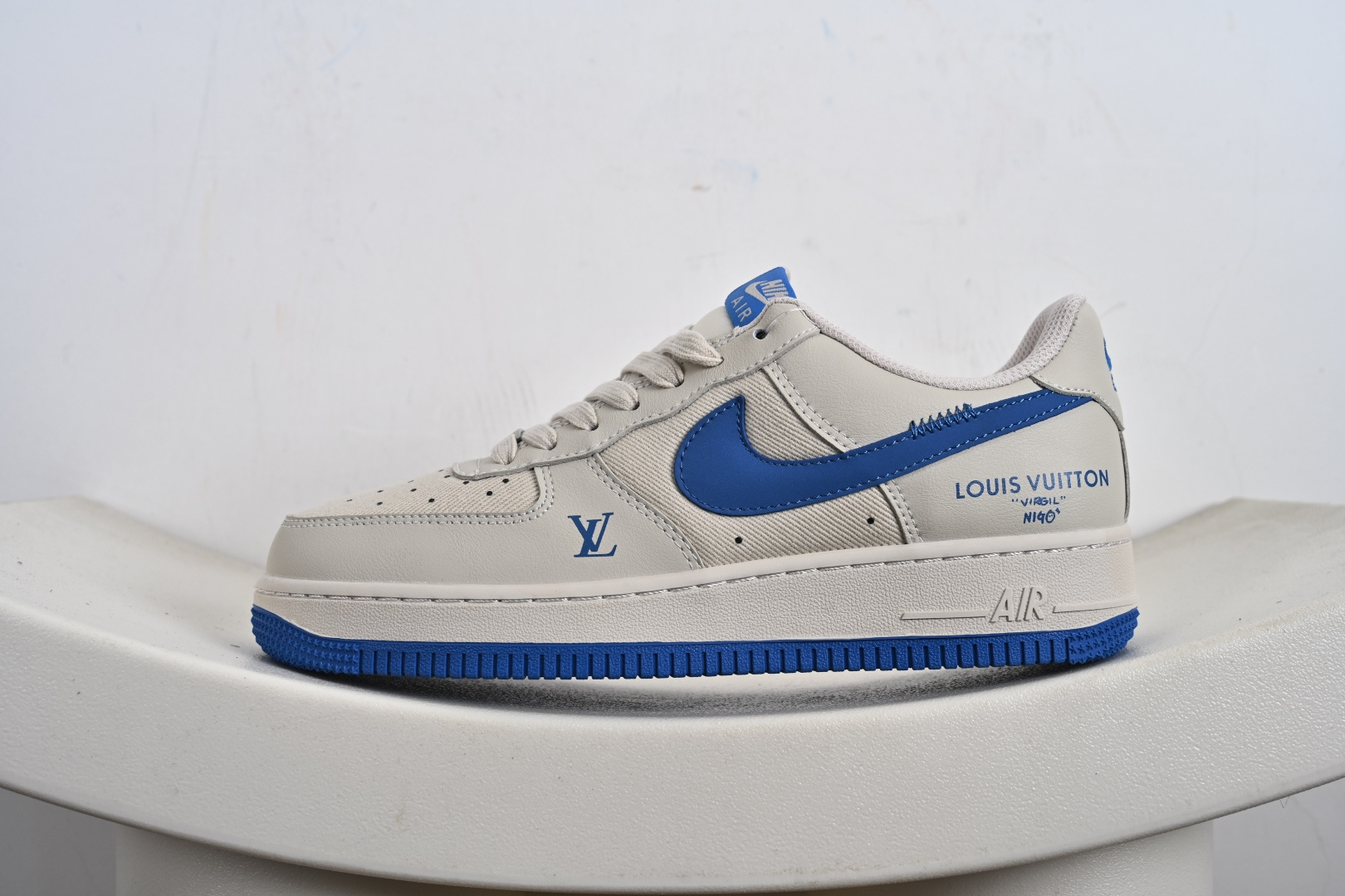 NK Air Force 1 Low 空军一号 低帮 联名奶白蓝 QW5836-025