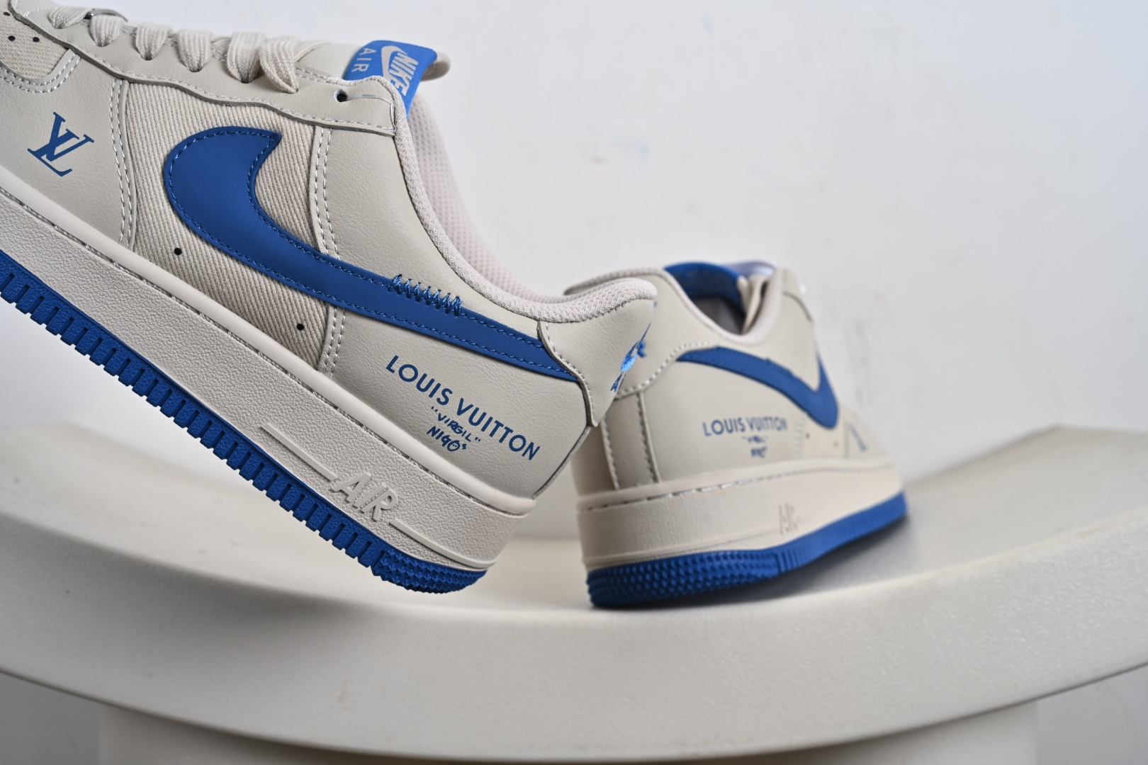 NK Air Force 1 Low 空军一号 低帮 联名奶白蓝 QW5836-025