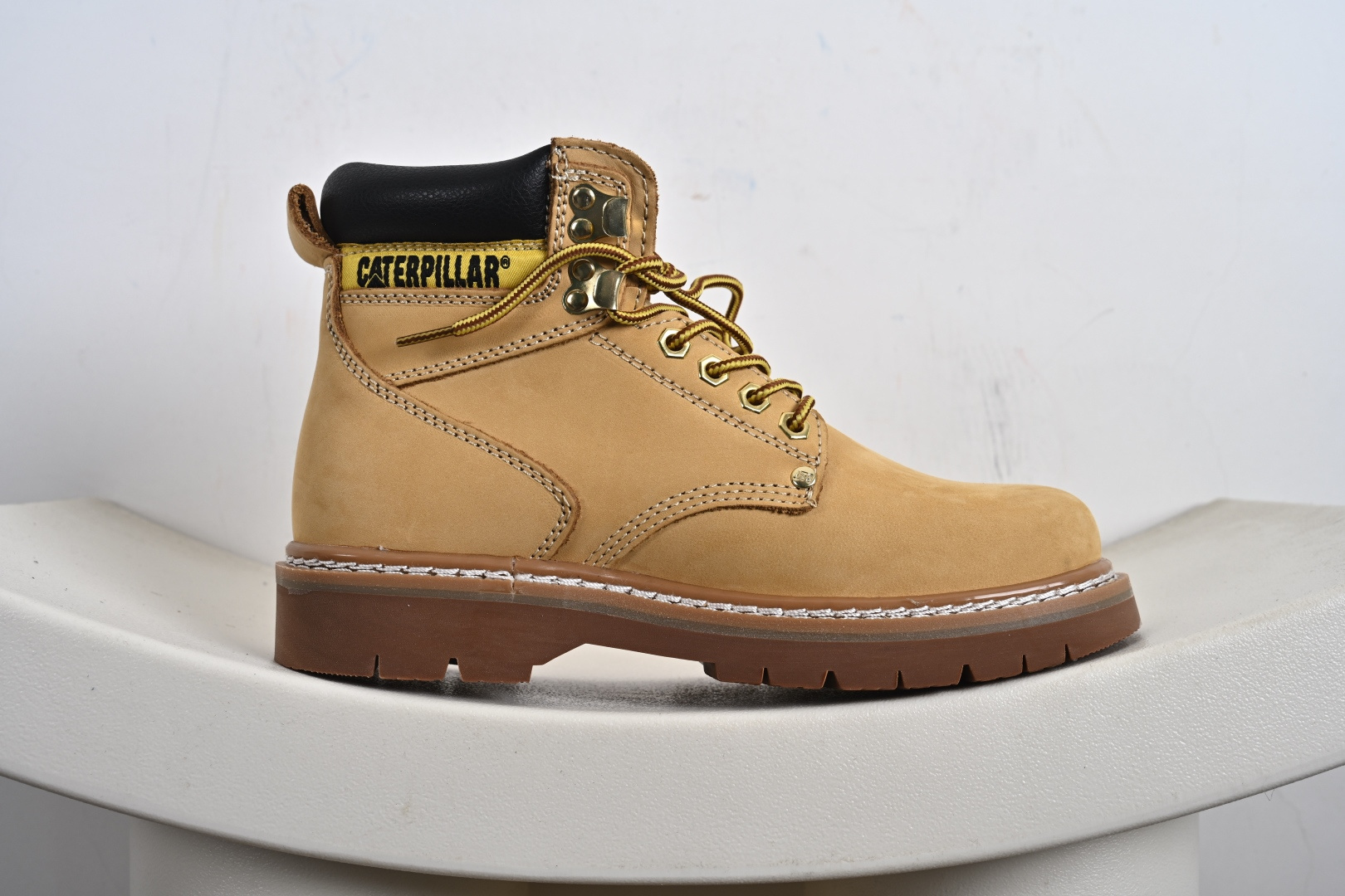 280 硬汉推土机品牌·卡特/CAT Founder Bo 开创者系列男士系带百搭中帮真皮休闲工装马丁靴 P730109L22002