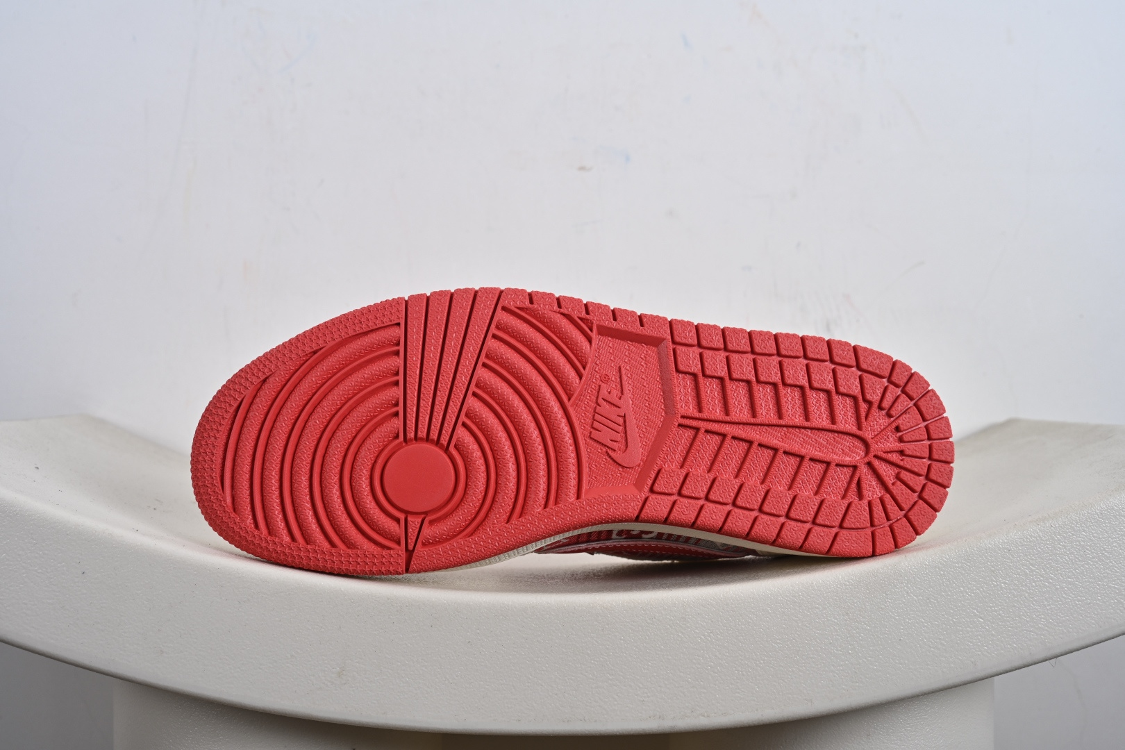 Travis Scott x Fragment Design x Jordan Air Jordan 1 Low SP “路易威登LV联名---奶白红帆布LV印花” XS2025-067