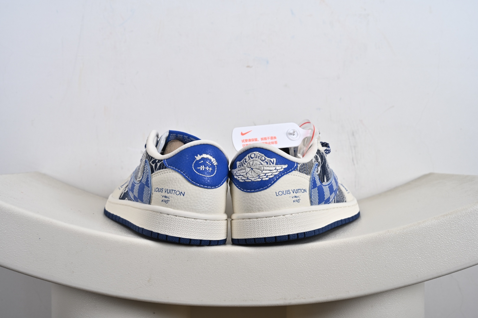 Travis Scott x Fragment Design x Jordan Air Jordan 1 Low SP “路易威登LV联名---帆布LV印花” XS2025-075