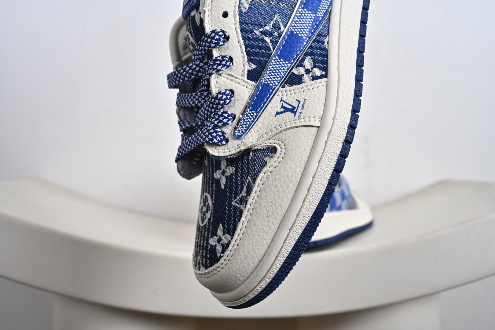 Travis Scott x Fragment Design x Jordan Air Jordan 1 Low SP “路易威登LV联名---帆布LV印花” XS2025-075