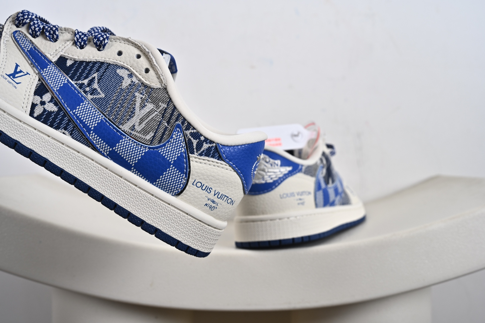Travis Scott x Fragment Design x Jordan Air Jordan 1 Low SP “路易威登LV联名---帆布LV印花” XS2025-075