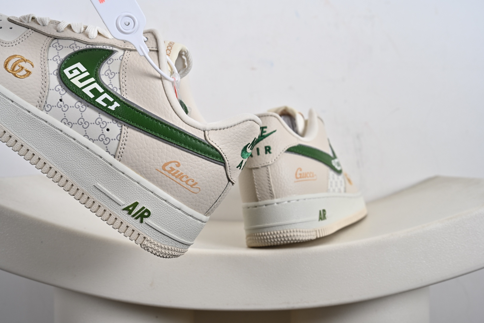 NIke Air Force 1 '07 Low GUCCI 联名--白棕绿空军一号低帮 YF9511-804
