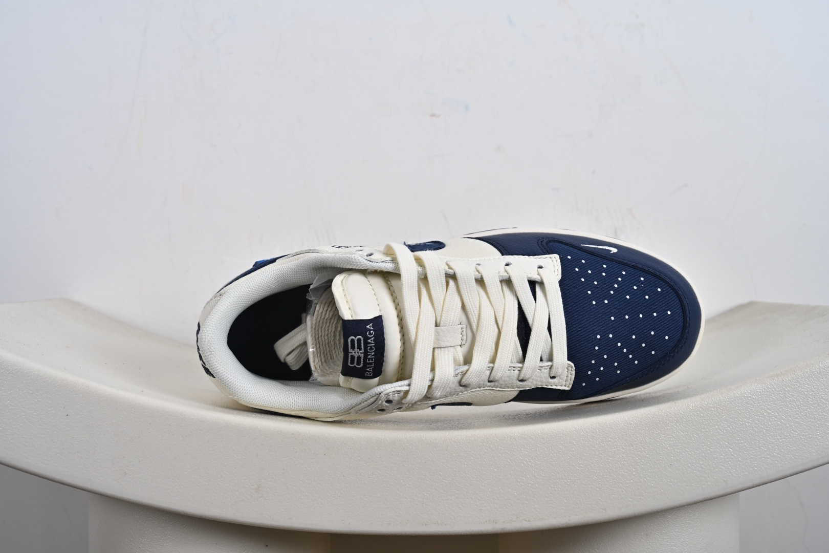 NK SB Dunk Low 联名 米白帆布蓝钩 高端定制 低帮休闲板鞋 XD1588-230