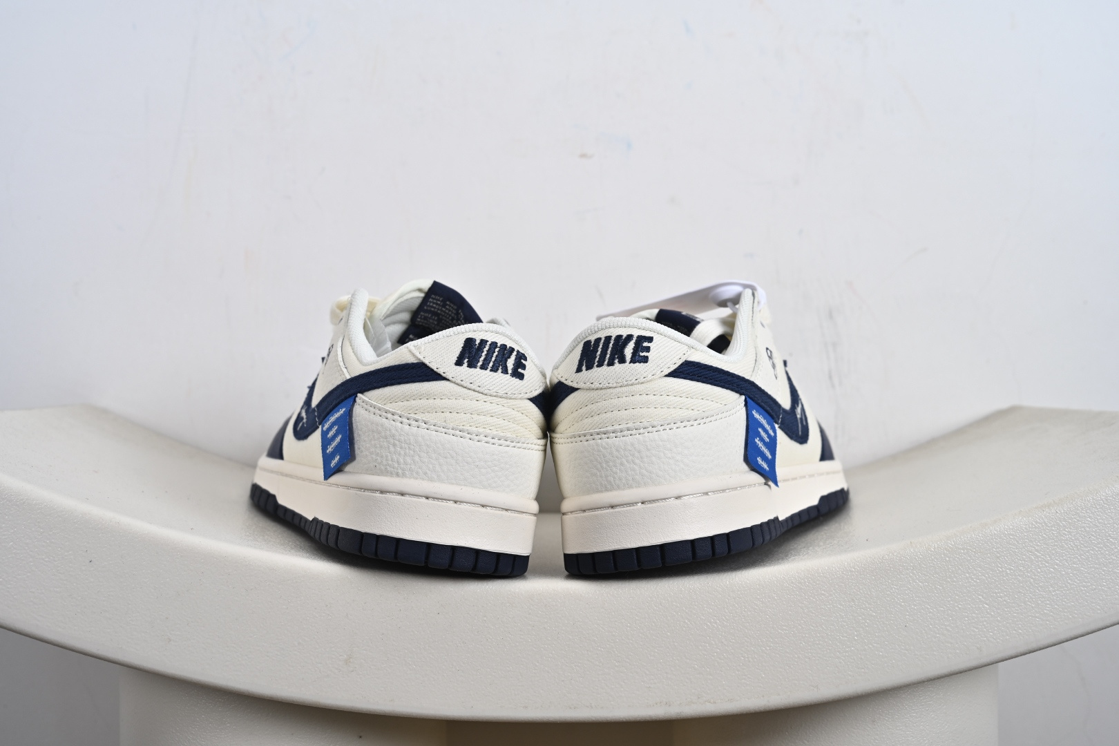 NK SB Dunk Low 联名 米白帆布蓝钩 高端定制 低帮休闲板鞋 XD1588-230