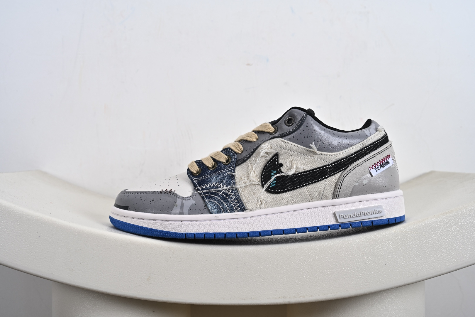 -全码补出 Air Jordan AJ1 Low 熊猫恶作剧全系-乘浪钓手 过度捕捞 553558-140