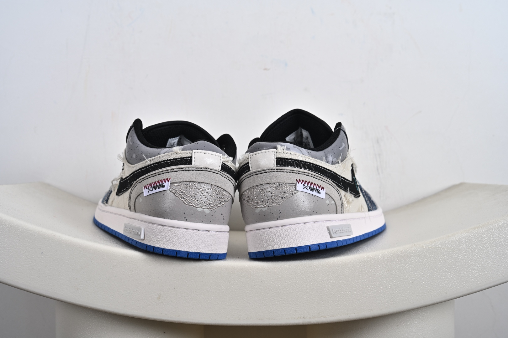 -全码补出 Air Jordan AJ1 Low 熊猫恶作剧全系-乘浪钓手 过度捕捞 553558-140