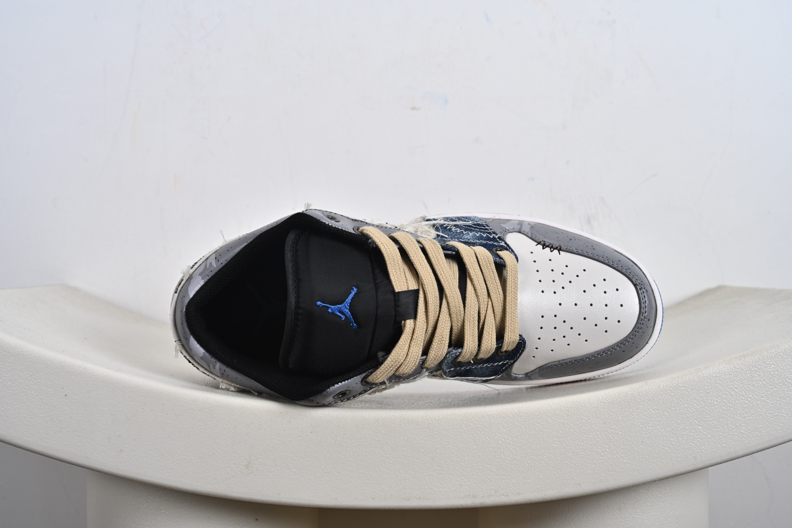 -全码补出 Air Jordan AJ1 Low 熊猫恶作剧全系-乘浪钓手 过度捕捞 553558-140