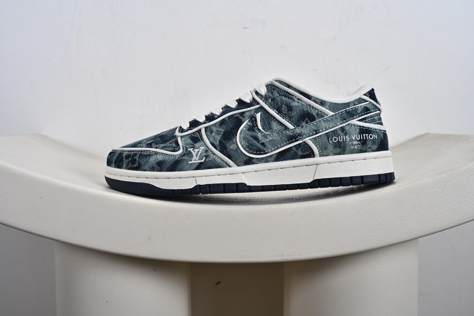 Nike SB Dunk Low LV联名 青蓝牛仔 高端定制 低帮休闲板鞋 SC0601-466