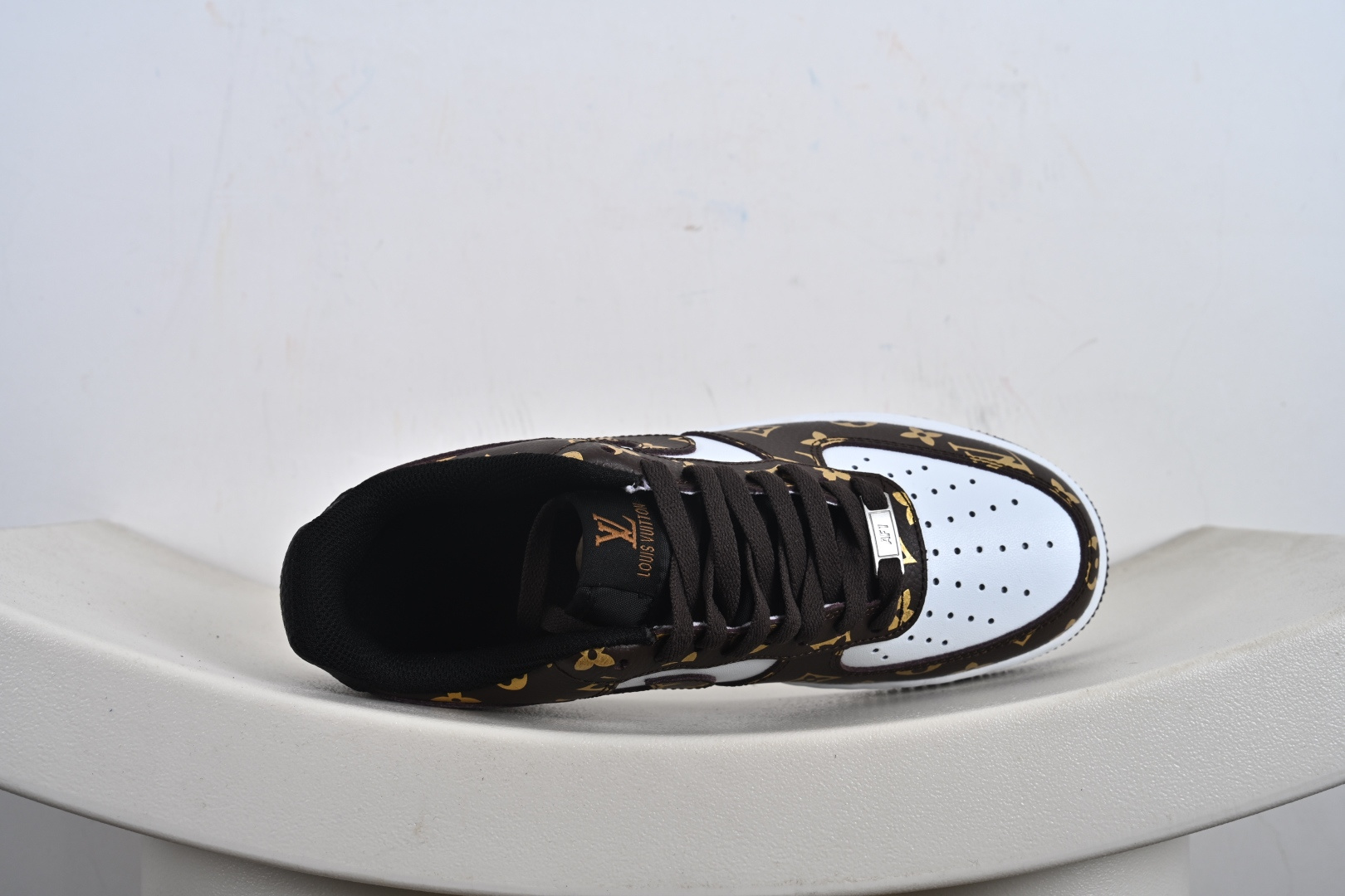 240 定制版 Nike Air Force 1'07 Low LV联名 经典白棕 空军一号低帮休闲板鞋 CZ3986-004