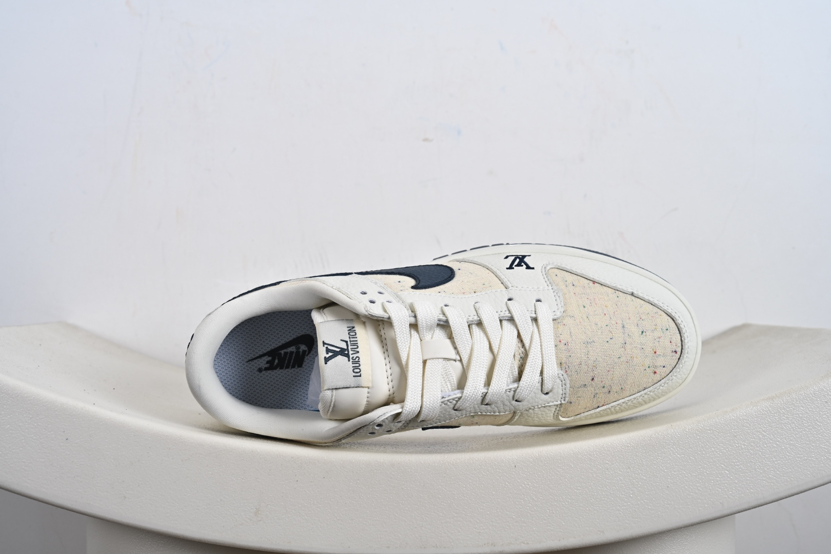 260 Louis Vuitton x Nike Dunk Low 米白藏蓝织布 SC0601-478