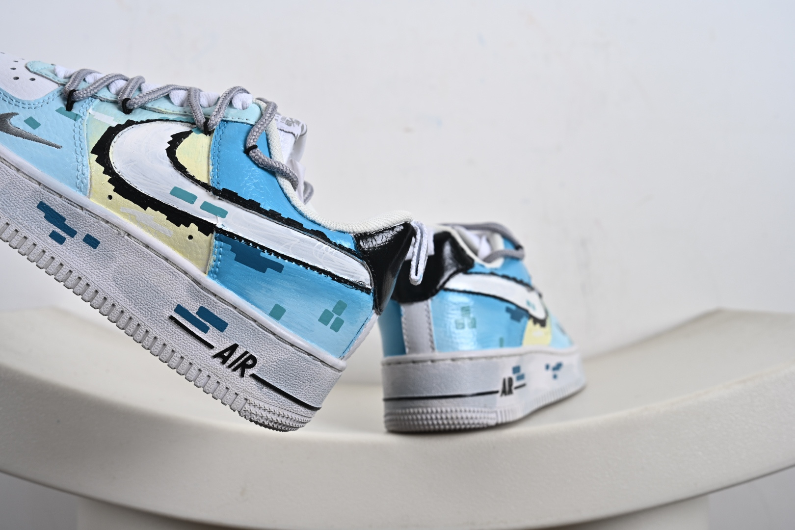 240 Nike Air Force 1 Low 手绘涂鸦 电玩蓝调 FB8917-300