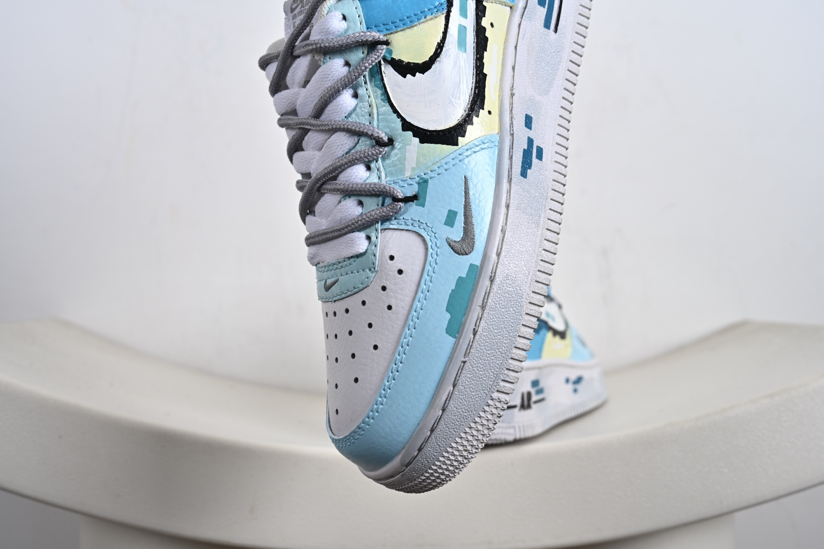 240 Nike Air Force 1 Low 手绘涂鸦 电玩蓝调 FB8917-300