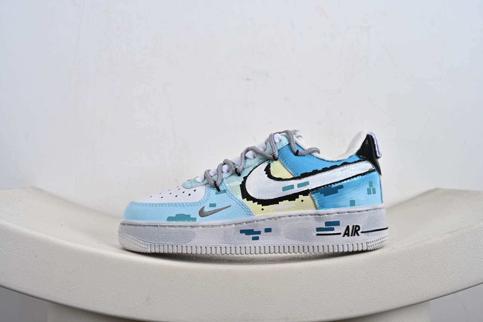 240 Nike Air Force 1 Low 手绘涂鸦 电玩蓝调 FB8917-300