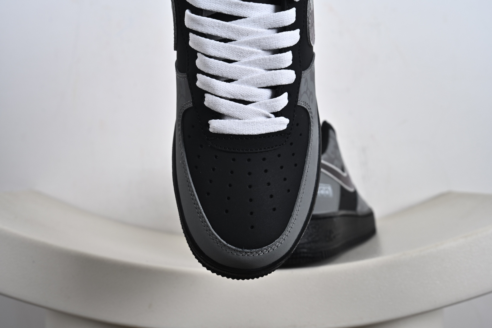 定制版 Nike Air Force 1 Low 07 WET 影月巡 黑灰 ZH0316-108