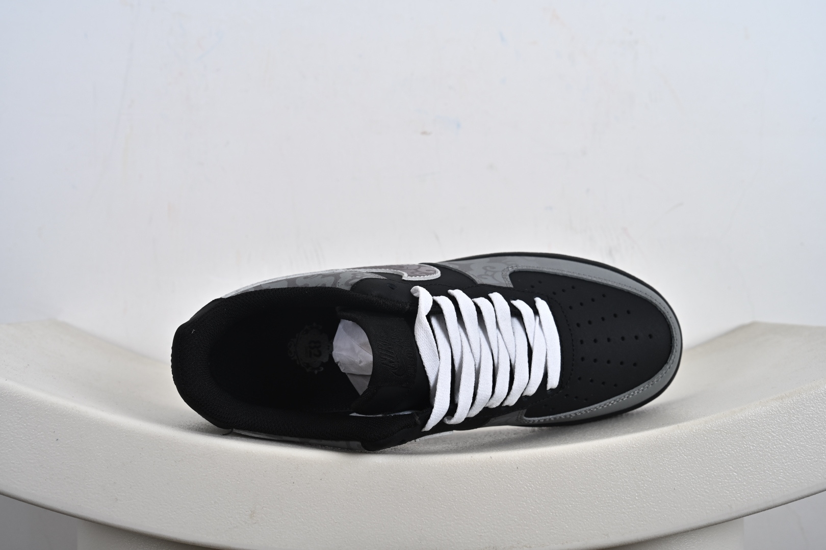 定制版 Nike Air Force 1 Low 07 WET 影月巡 黑灰 ZH0316-108