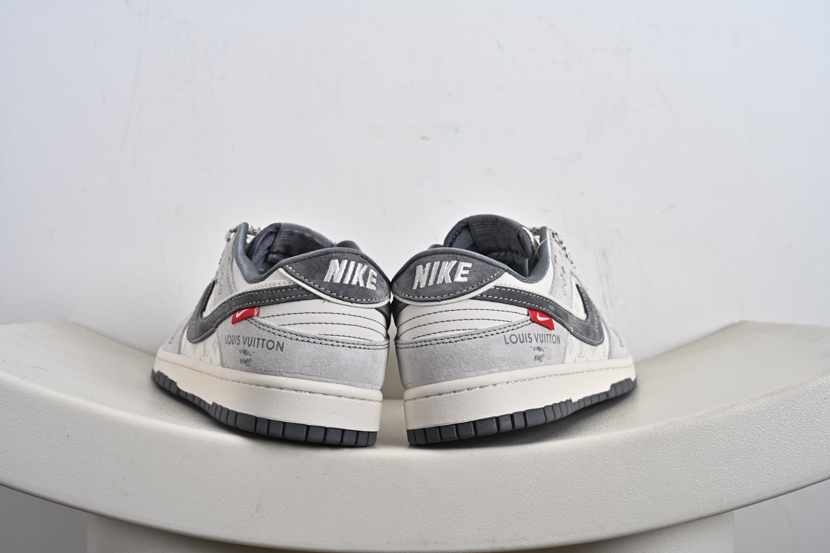 260 定制版 NK Dunk Low 联名 灰白双勾 周年高端定制 低帮休闲板鞋 CX5050-Y20