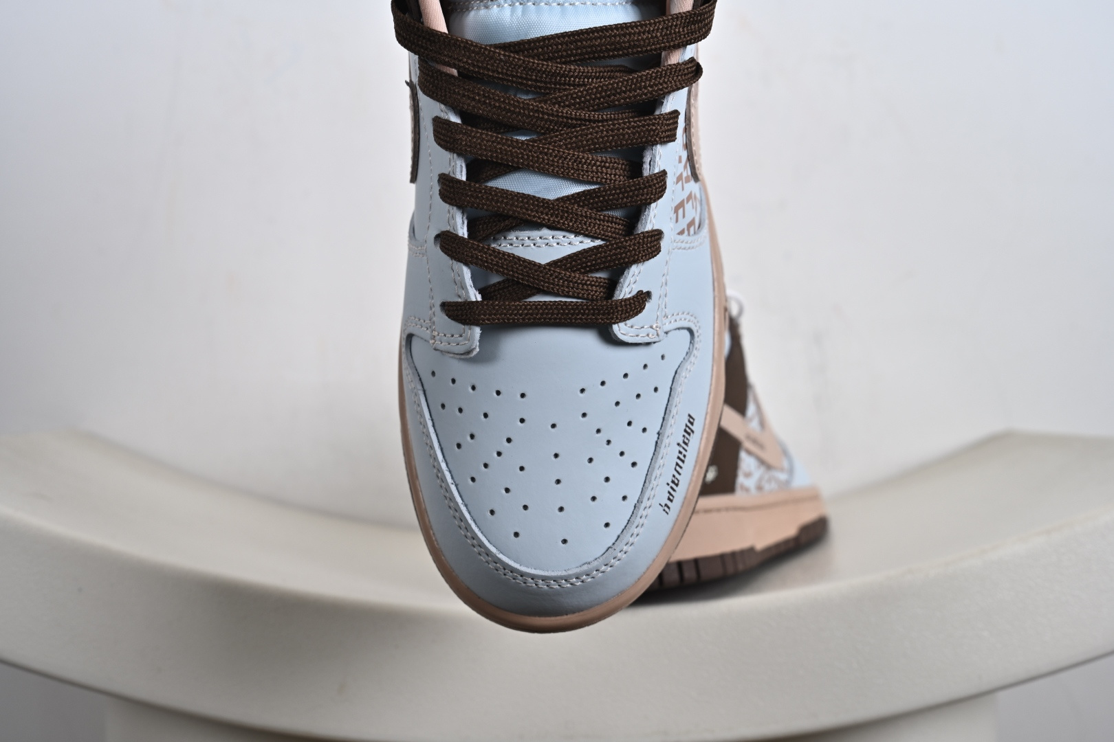 260 定制版 Balenciaga x NK Dunk SB Low 巴黎世家 x SB 低帮 蓝粉棕 DD1988-002