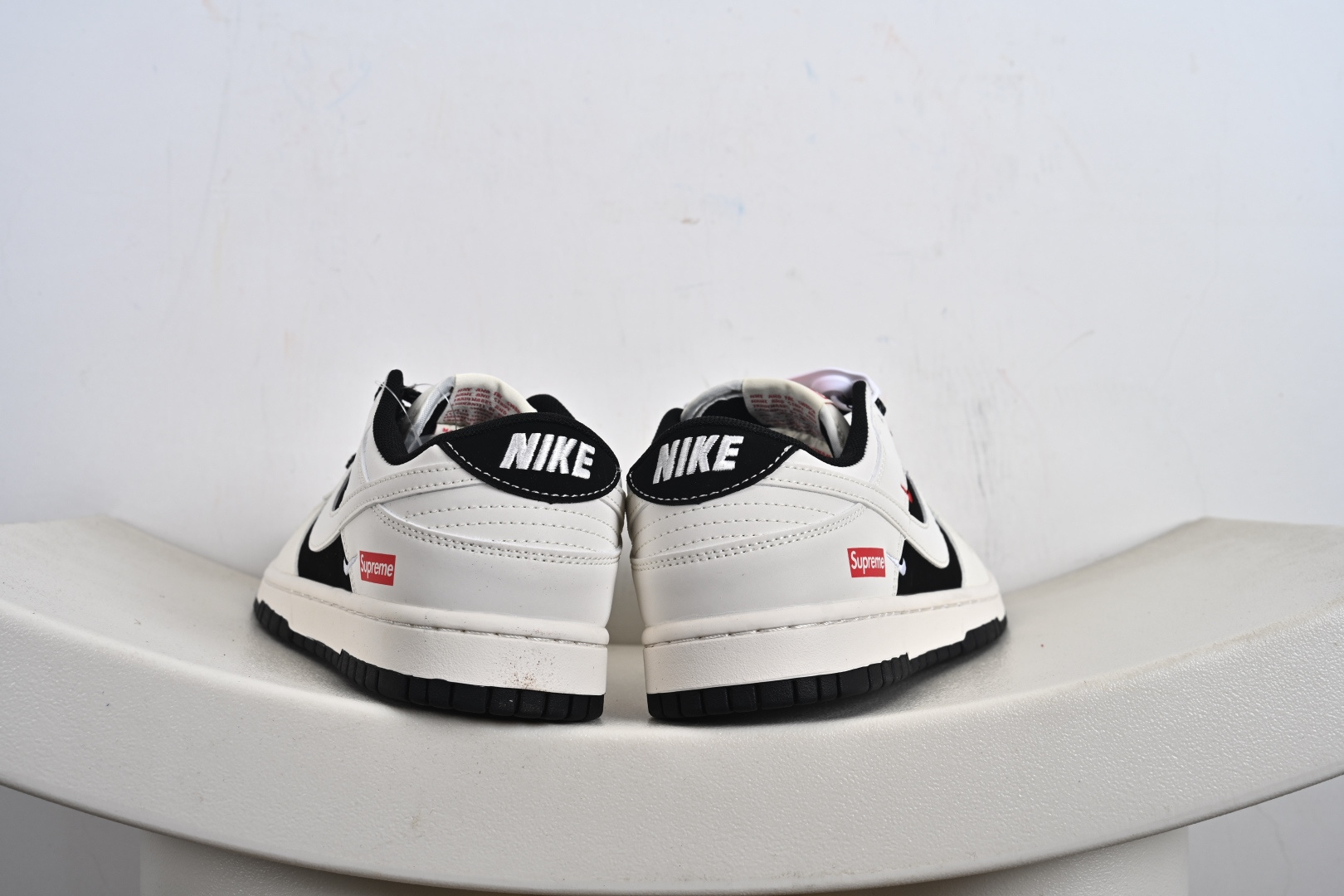 260 定制版 Nike SB Dunk Low Supreme联名 米黑拼接 周年高端定制 低帮休闲板鞋 JP1628-010