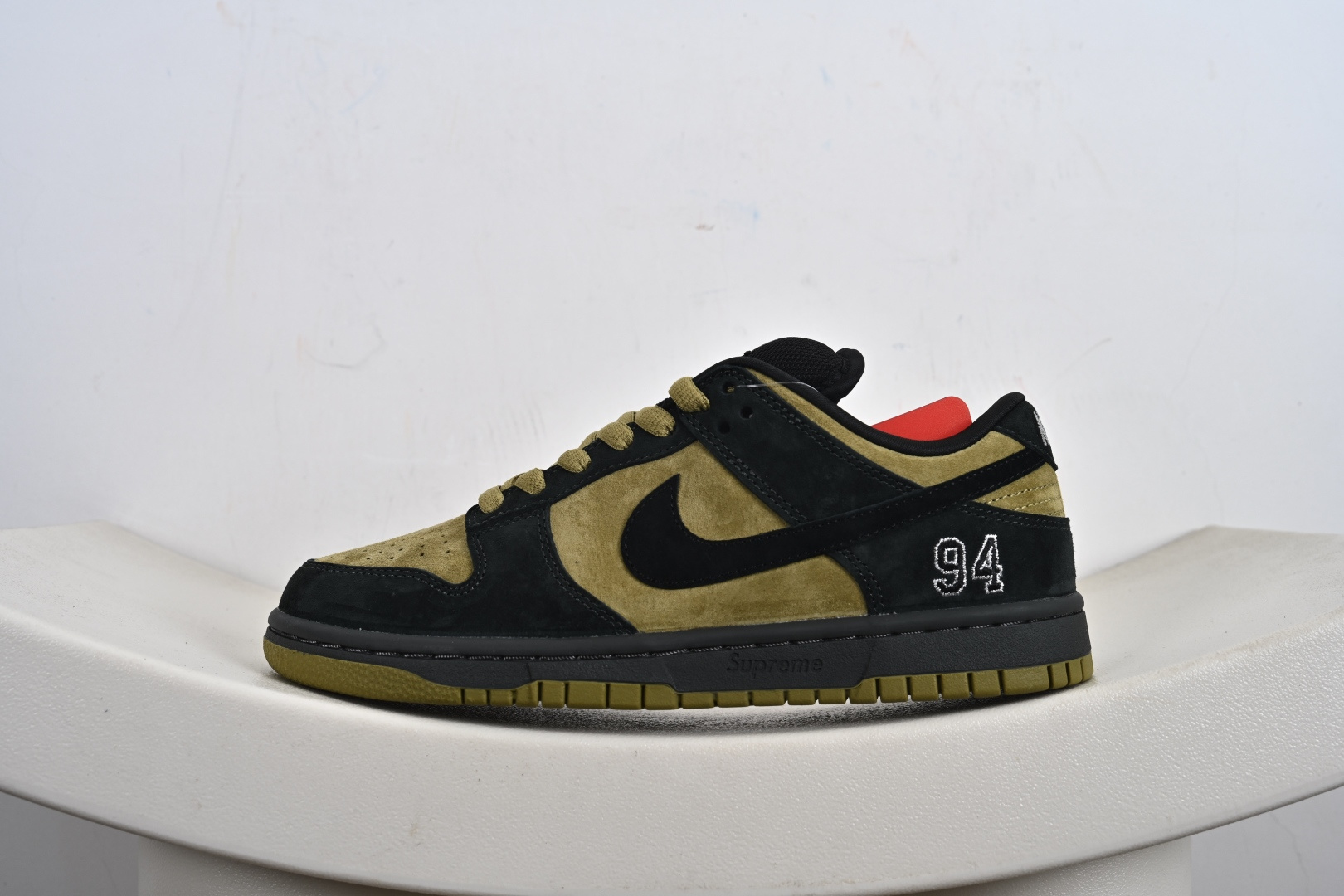 300 纯原 Supreme x NK Dunk Low 低帮Sup联名棕黄 HQ8487-300